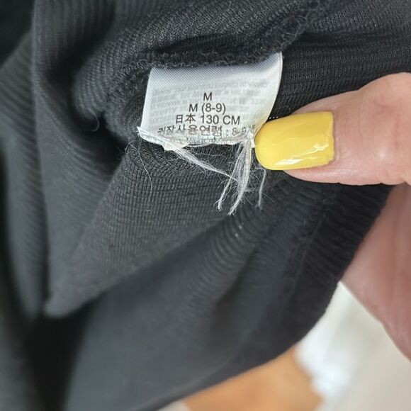 Gap Kids Black Velour Mock Neck Dress Size 8 - Picture 6 of 6